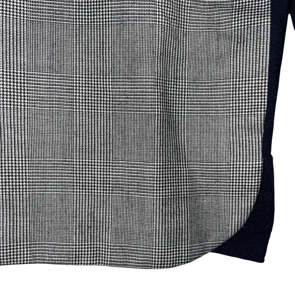 J. Crew Pullover Glen Plaid Wool Blend - Picture 5 of 11